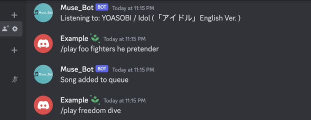 Muse Bot - Musical Channels!